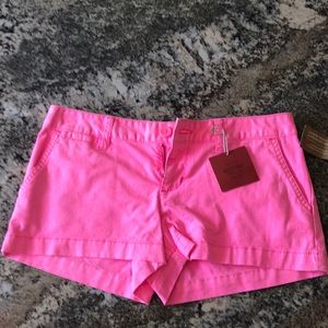 Hot pink shorts